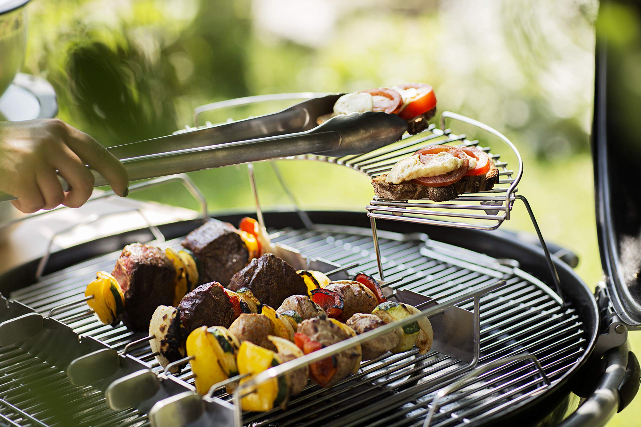 Rösle Stainless Steel 20-inch Kabob Rack With Skewers - Image 3
