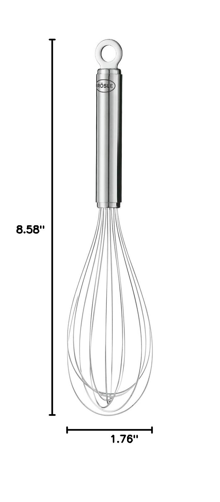 Rösle Stainless Steel Balloon Egg Whisk, 7 Wire, 8.7-inch - Image 8