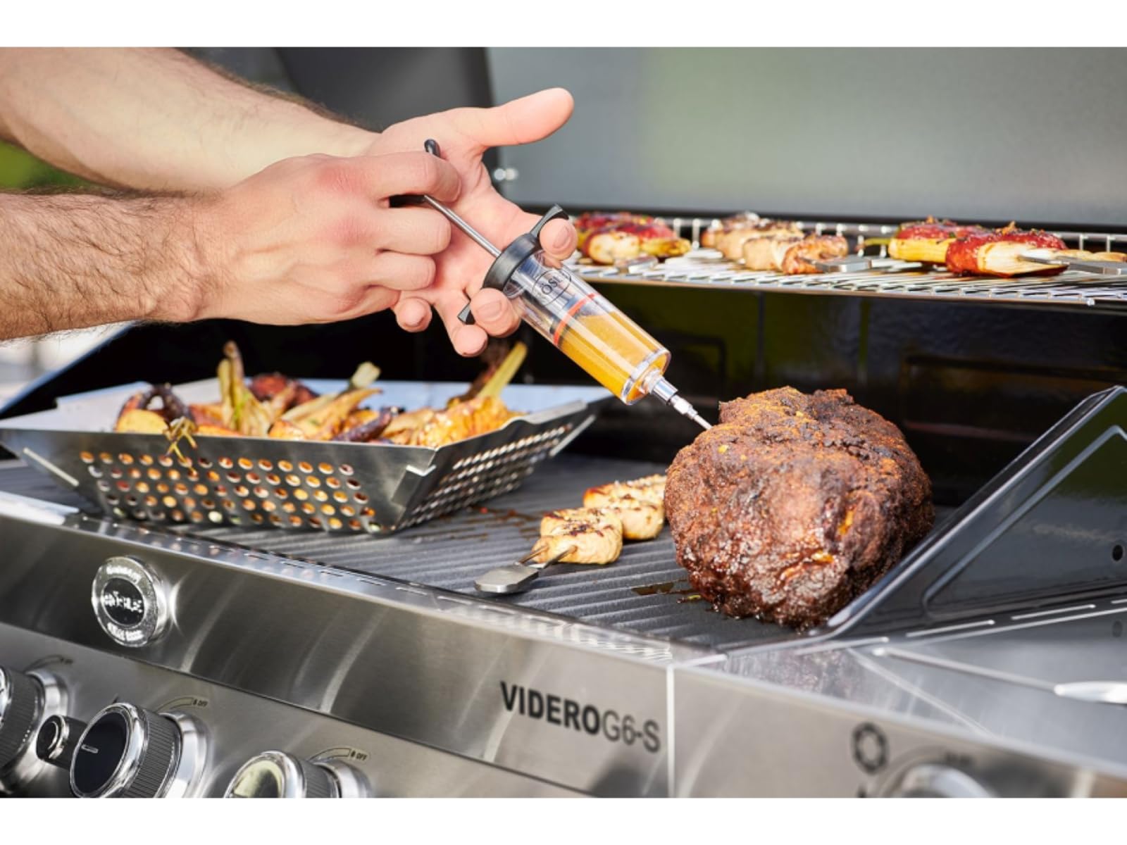 Rösle Stainless Steel Barbeque Marinade Injector (Hold up to 2 Fluid Ounces) - Image 3