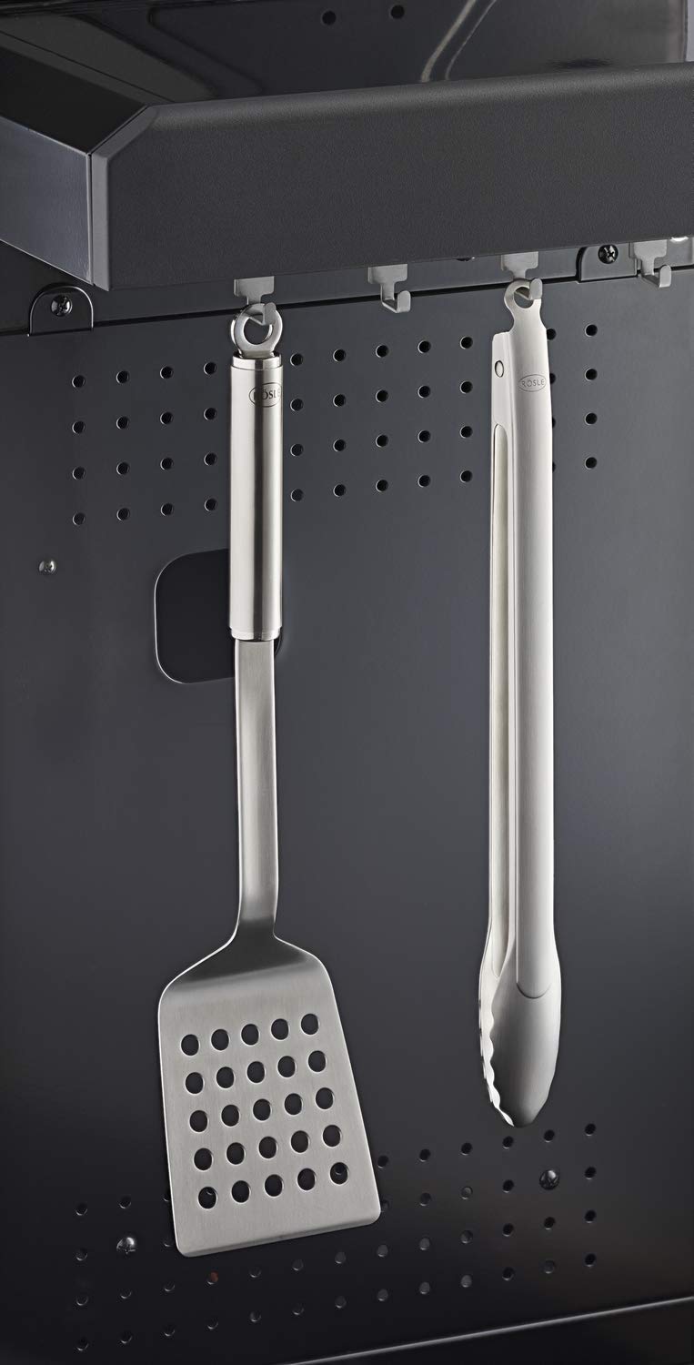 Rösle Stainless Steel Perforated Barbeque Spatula, Matte Handle, 18-inch - Image 3