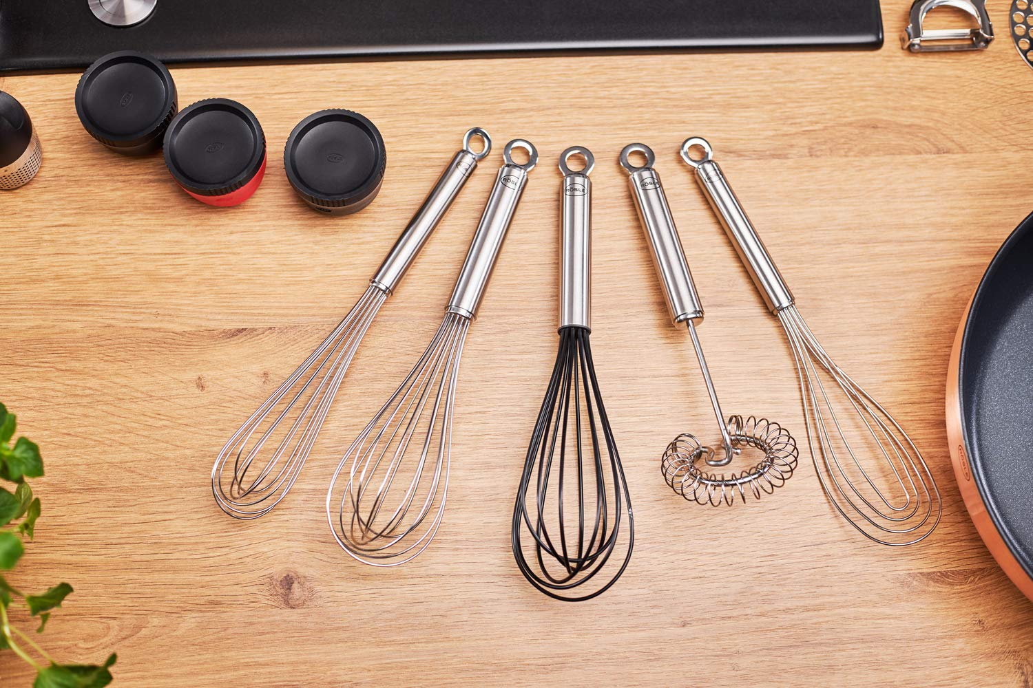 Rösle Stainless Steel & Silicone Balloon Egg Whisk, 6 Wire, 10.6-inch - Image 5