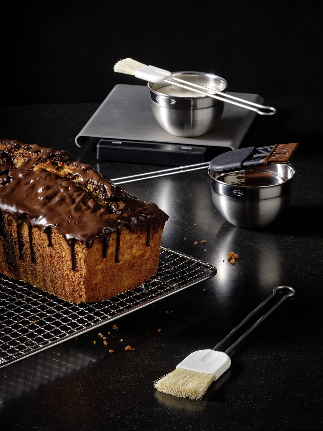 Rösle Stainless Steel & Silicone Pastry Brush, 1.8-inch - Image 6