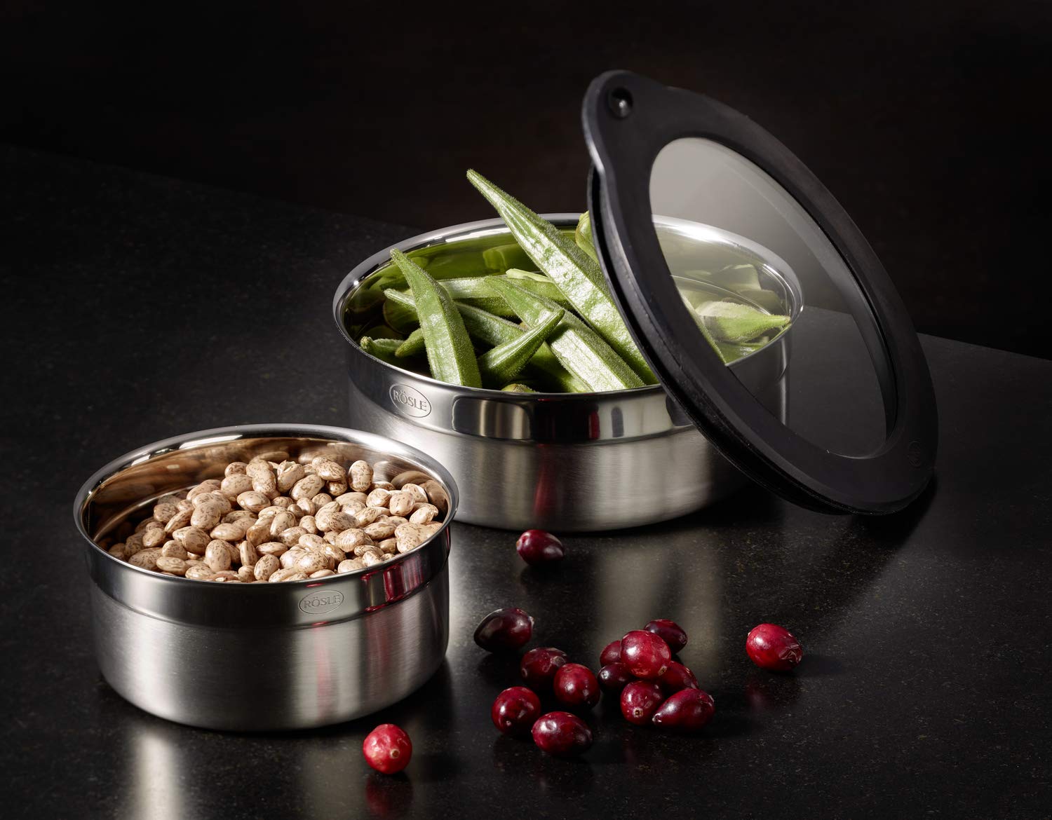 Rösle Universal Cookware Glass Bowl Lid, 4.7 inches, Clear - Image 3