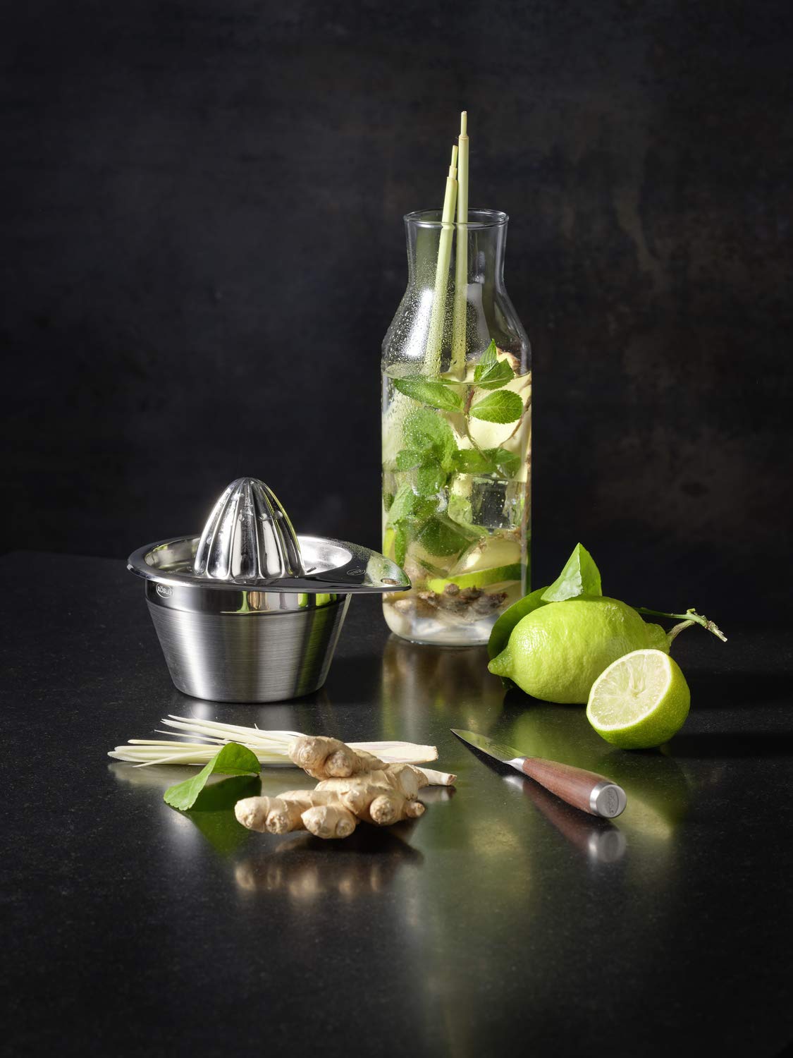 Rosle 12802 Stainless Steel Manual Citrus Lemon Reamer & Juicer with Strainer - Image 6