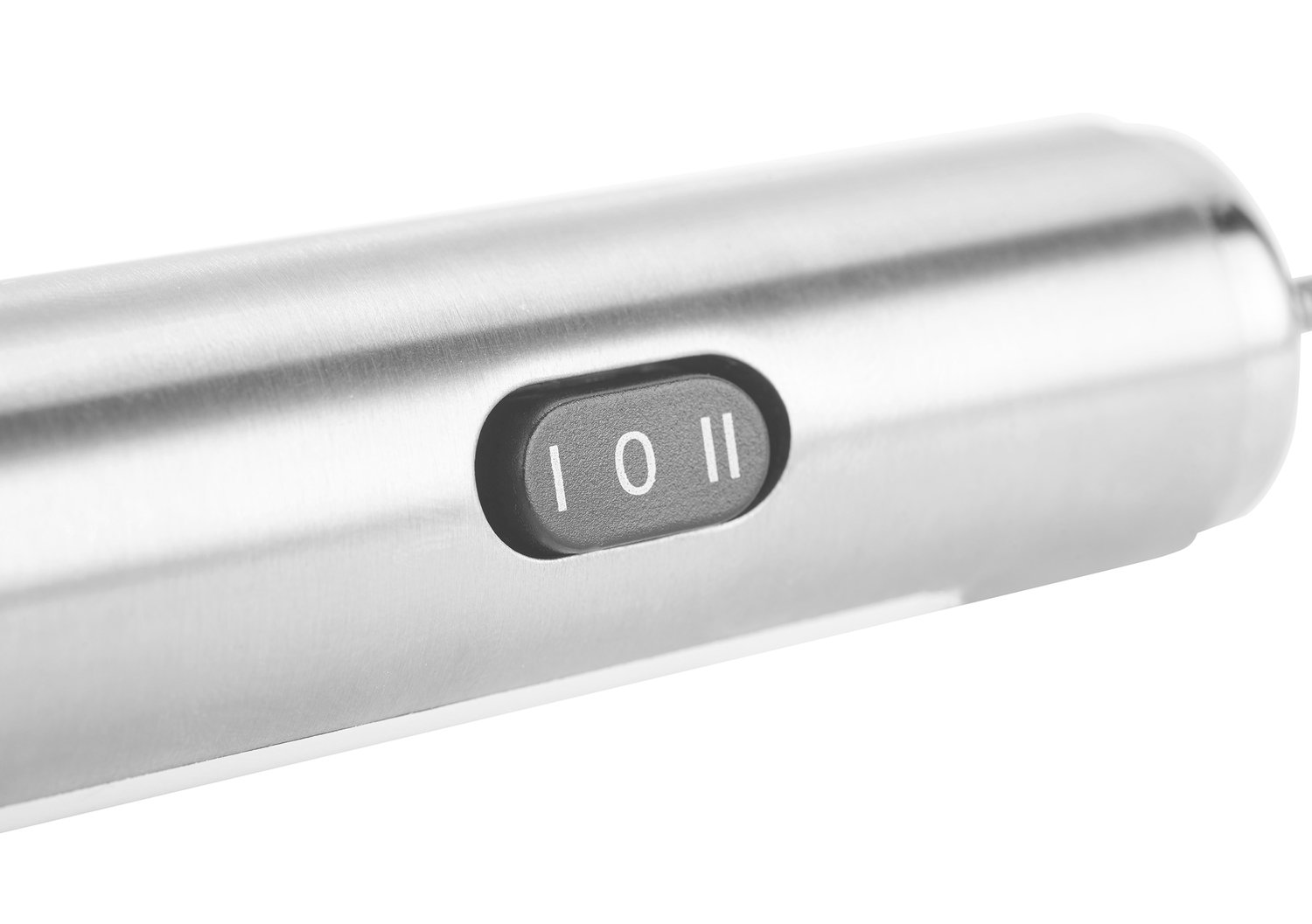 Rosle 12961 Stainless Steel Dual Speed Electric Liquid Frother Whisk with Round Handle 10.5 in, Silver - Image 3